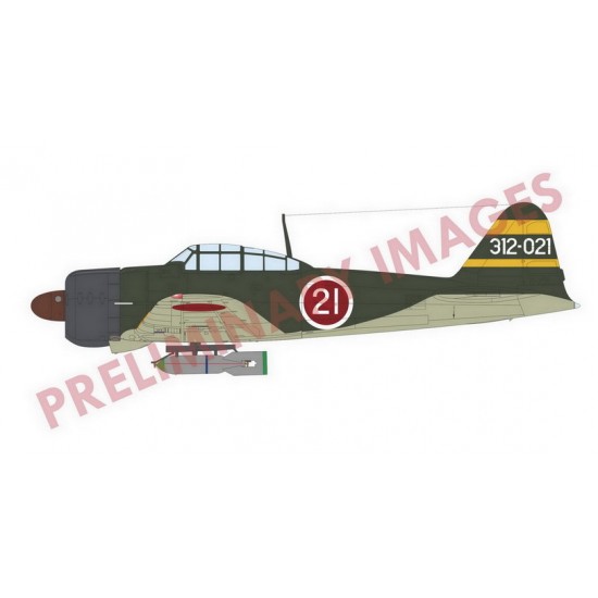 1/48 Zero Zero Zero! Dual Combo WWII IJN A6M2 Zero Type 21 [Limited Edition]