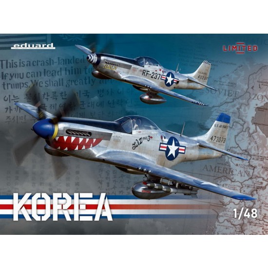 1/48 Korea War Dual Combo: US F-51D & RF-51D Mustang [Limited Edition]