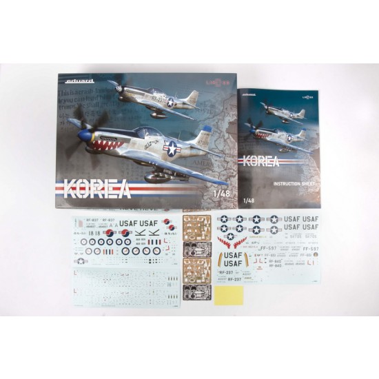 1/48 Korea War Dual Combo: US F-51D & RF-51D Mustang [Limited Edition]