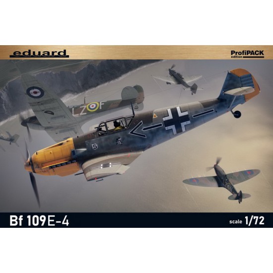 1/72 WWII German Messerschmitt Bf 109E-4 Fighter Plane [ProfiPACK]