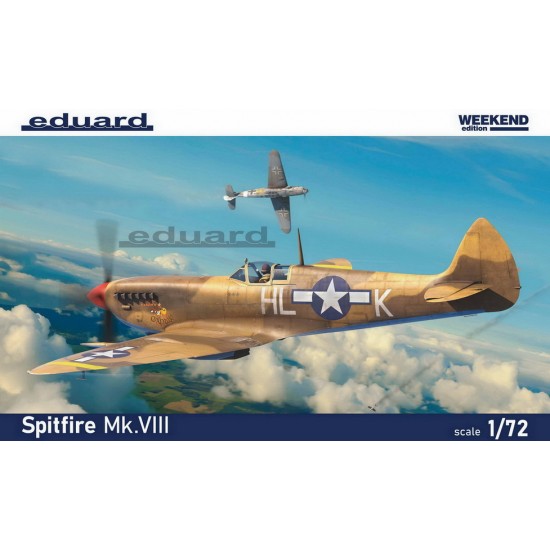 1/72 WWII British Spitfire Mk.VIII Fighter [Weekend Edition]