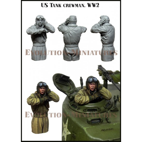 1/35 WWII US Tank Crewman