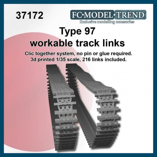 1/35 Type 97 Chi-Ha Workable Track Links