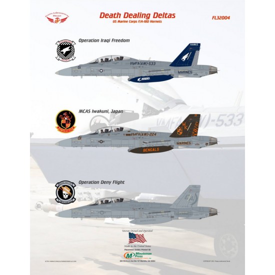 1/32 F/A-18D Death Dealing Deltas Decal