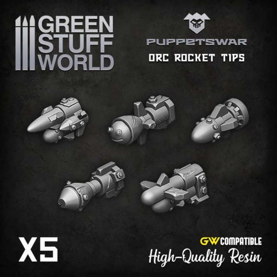 Puppetswar Turret - Orc Rockets for 28/32mm Wargame Miniatures