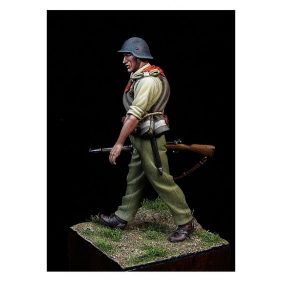 54mm Scale Spanish Civil War Republic Popular Army 1937 (metal figure)