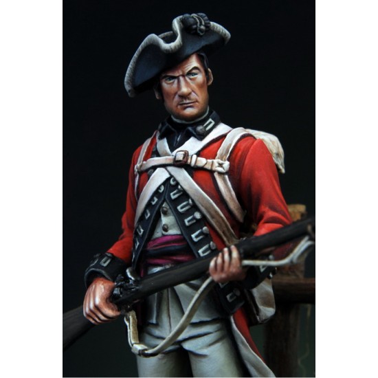 54mm Scale British Sergeant, 64Reg. on foot, American War of Independence 1776