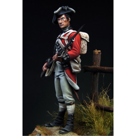 54mm Scale British Sergeant, 64Reg. on foot, American War of Independence 1776