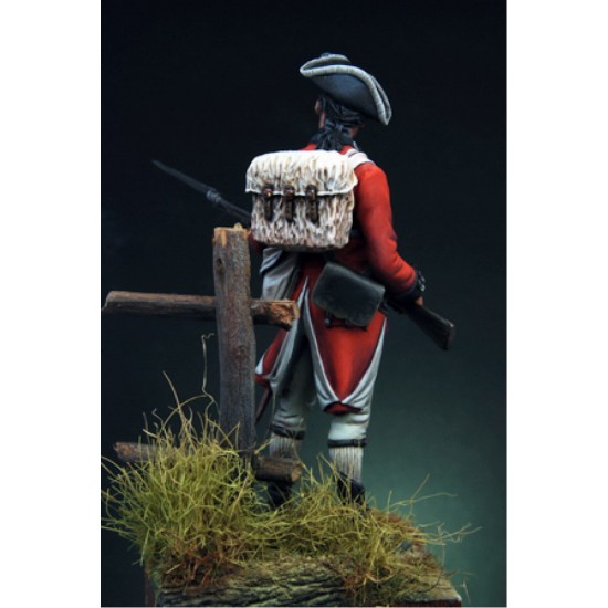 54mm Scale British Sergeant, 64Reg. on foot, American War of Independence 1776