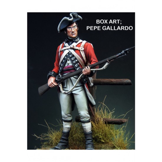 54mm Scale British Sergeant, 64Reg. on foot, American War of Independence 1776