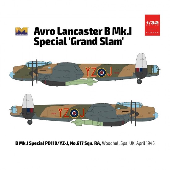 1/32 Avro Lancaster B Mk I Special Grand Slam Bomber