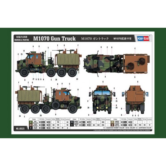 1/35 M1070 Gun Truck