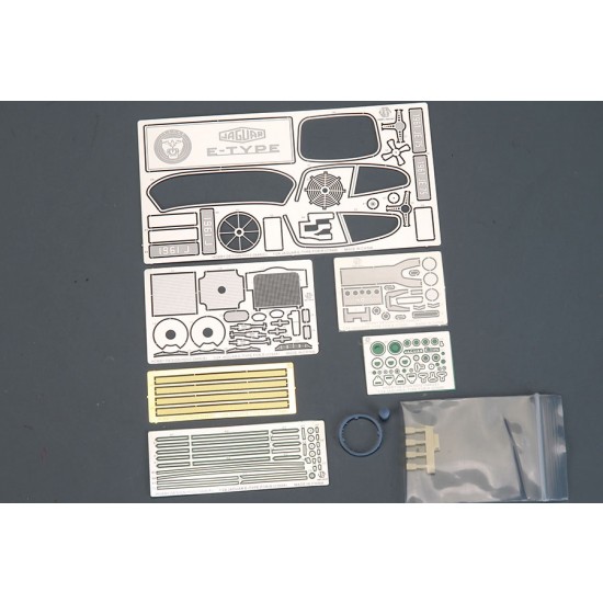 1/24 Jaguar E-TYPE Detail Set for Revell kit #07668