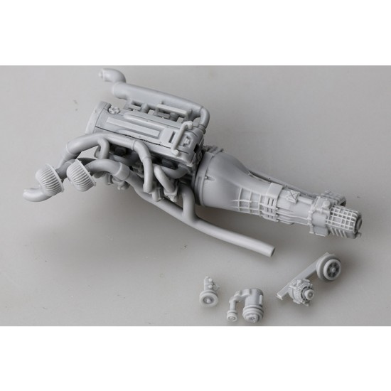 1/24 Nissan RB26 Full Detail Engine Kit for Skyline GT-R (R34) kit (Resin)