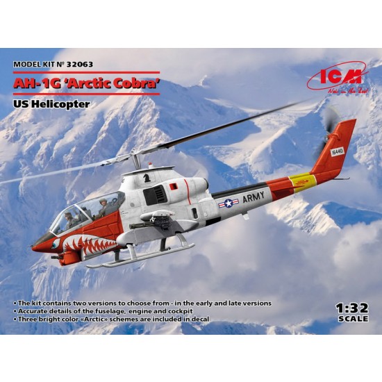 1/32 Modern US AH-1G Arctic Cobra Helicopter