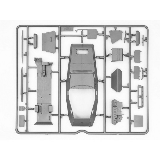 1/35 German SdKfz. 247 Ausf.B Command Armoured Vehicle