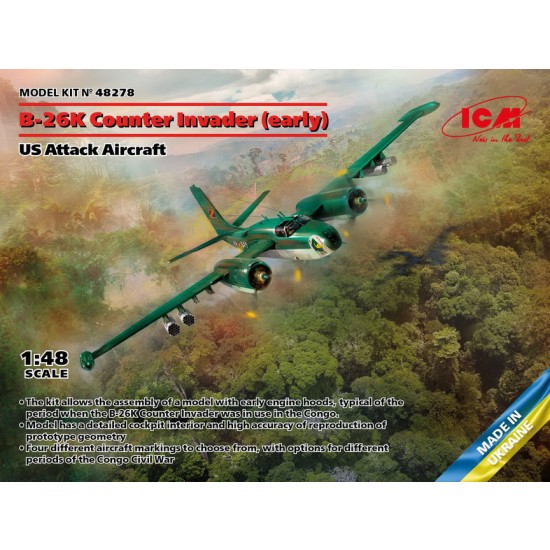 1/48 US B-26K Counter Invader (early) Attack Aircraft