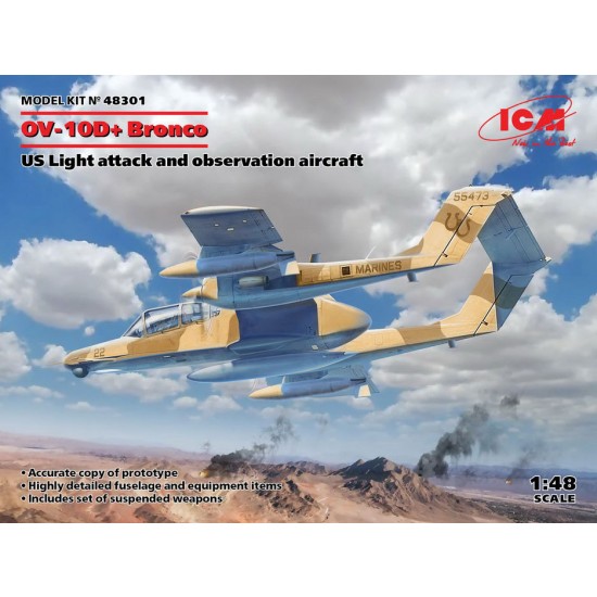 1/48 OV-10D+ Bronco Light Attack and Observation Aircraft After 1950