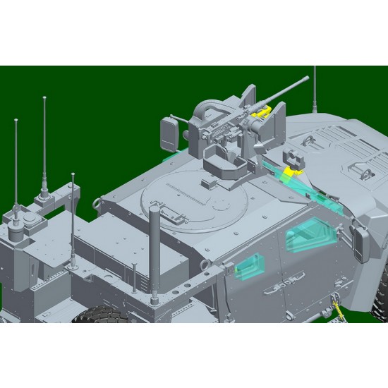 1/35 M1278A1 Heavy Guns Carrier modification w/M153 CROWS