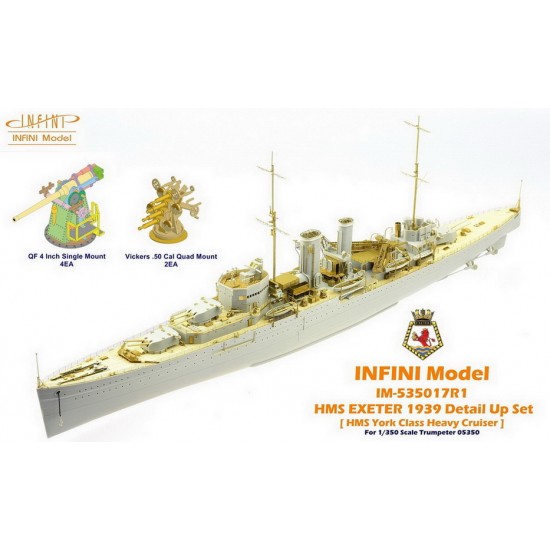 1/350 HMS Exeter 1939 Detail-up Set for Trumpeter kit #05350