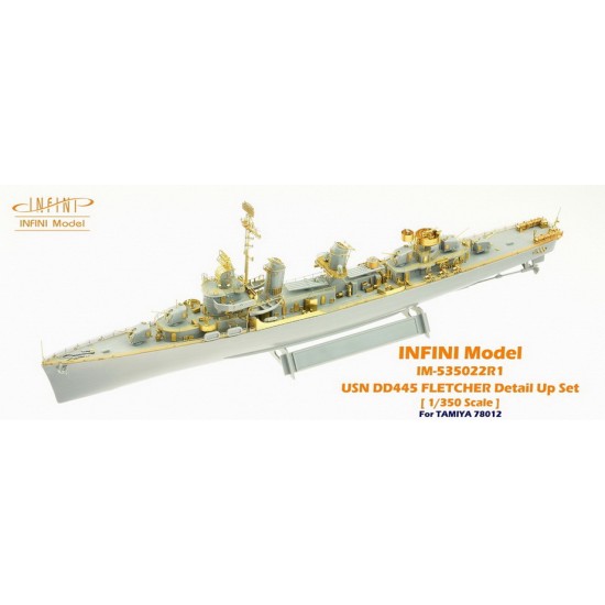 1/350 US Navy DD445 Fletcher Detail-Up Set for Tamiya kit #78012