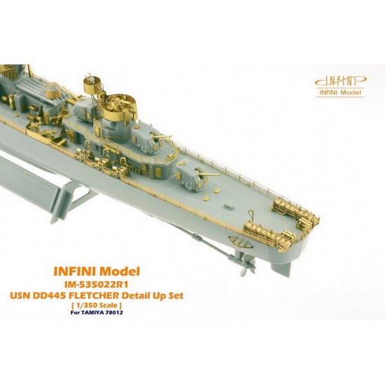 1/350 US Navy DD445 Fletcher Detail-Up Set for Tamiya kit #78012