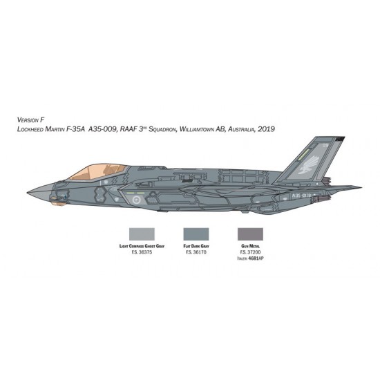 1/72 Lockheed Martin F-35A Lightning II (Beast Mode) w/Australian Decals