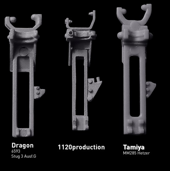 1/35 Remote Control MG Mount (resin, 2 parts & 2 jigs)