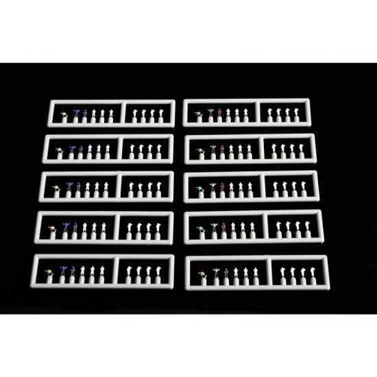 1/350 USS Deck Crew Set [Pre-Painted] (100 Figures)