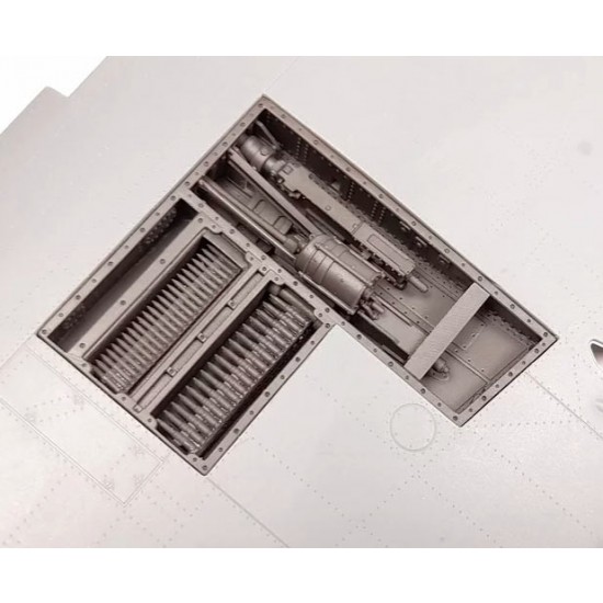 1/32 Supermarine Spitfire Mk.XVIe (E-wing) Main Weapon Bays for Tamiya kits