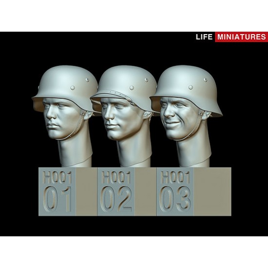 1/35 WWII German Heads Set Vol. 1 (6pcs)