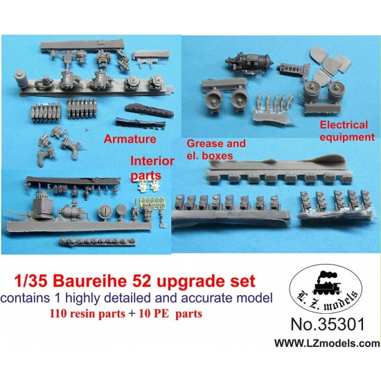 1/35 BR52 Locomotive Upgrade Set for Trumpeter/CMK kit