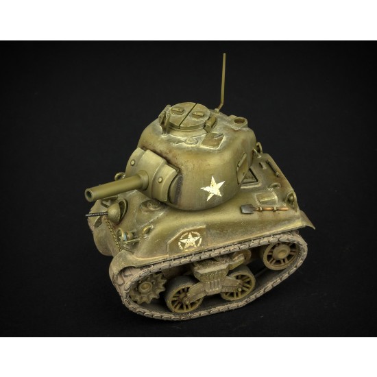 world war toons sherman tank diorama