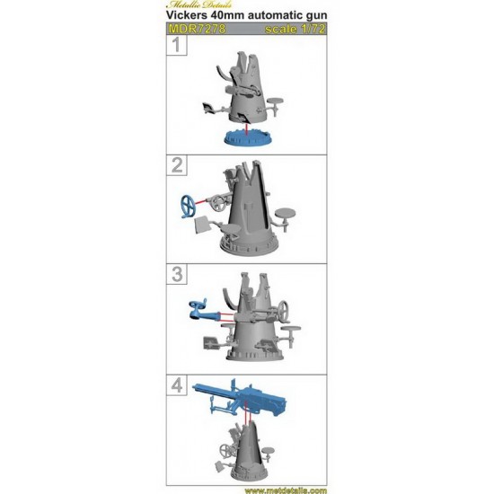 1/72 Vickers 40mm Automatic Gun