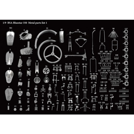 1/9 Multi-material kit: BSA Blue Star 350 1933