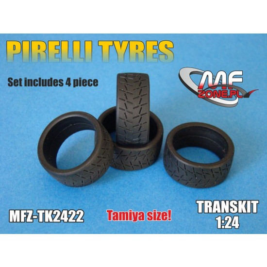 1/24 18 Pirelli Slick Tyres 4pcs