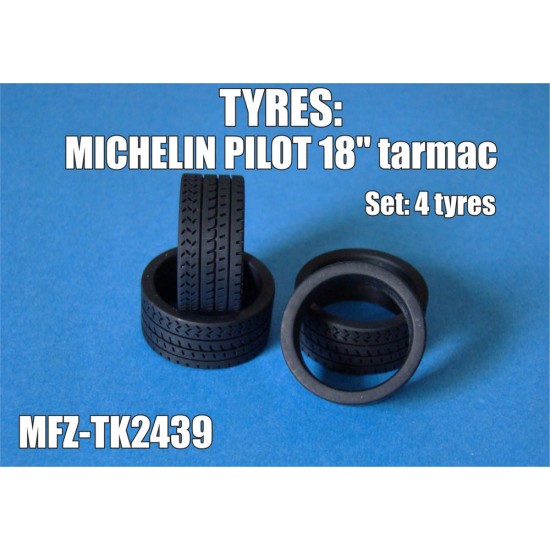 1/24 Michelin Pilot Tyres 18'' Tarmac