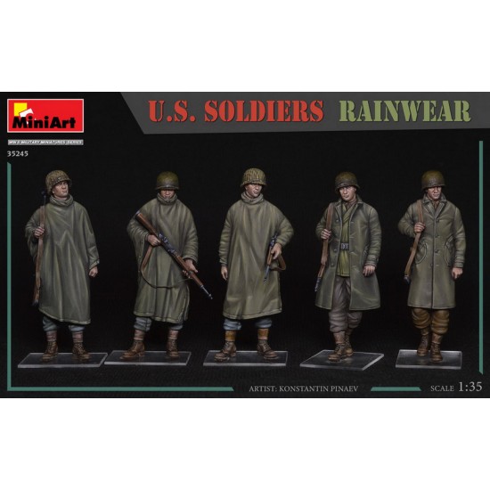 1/35 US Soldiers Rainwear (5 figures)