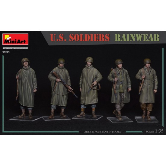 1/35 US Soldiers Rainwear (5 figures)