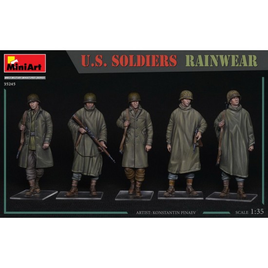 1/35 US Soldiers Rainwear (5 figures)