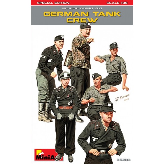 1/35 German Tank Crew w/Weapons & Equipment [Special Edition] (6 figures)