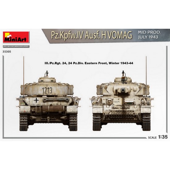 1/35 PzKpfw.IV Ausf. H Vomag Mid, July 1943 [Interior Kit]