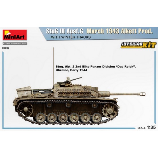 1/35 StuG III Ausf. G March 1943 Alkett Prod. w/Winter Tracks [Interior Kit]