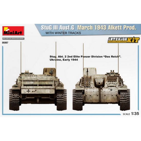 1/35 StuG III Ausf. G March 1943 Alkett Prod. w/Winter Tracks [Interior Kit]