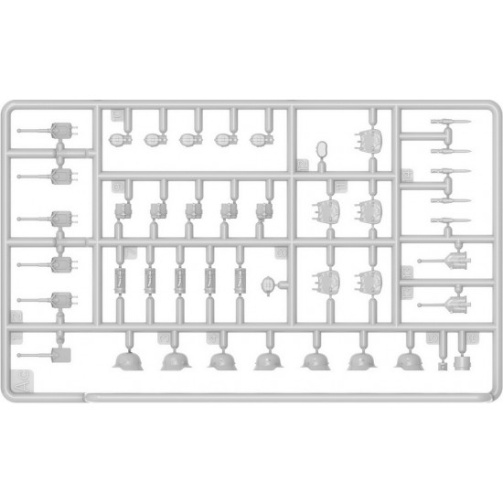 1/35 German Tank Riders, Winter Uniform 1944-45 (4 figures)