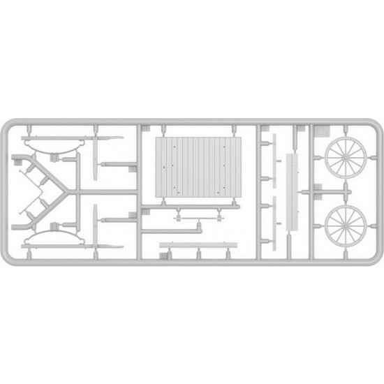 1/35 Bakers: 2 Figures, Wooden Crates w/Bakery Products