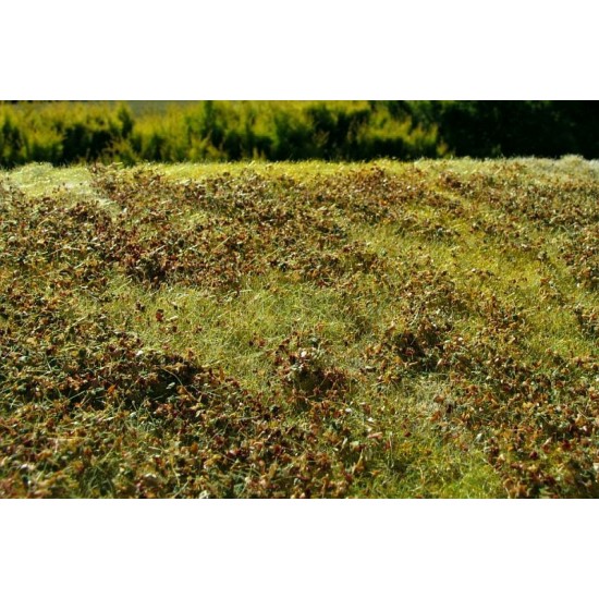 [Premium Line] Grass Mat - Low Bushes, Autumn Colour (Size: 18x28cm / 7x11)