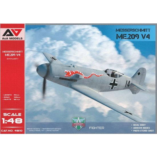 1/48 Messerschmitt Me.209 V4 High-speed Experimental Prototype