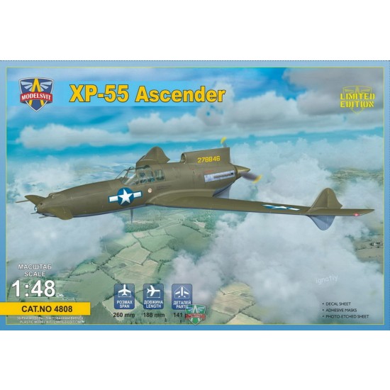 1/48 Curtiss-Wright XP-55 Ascender