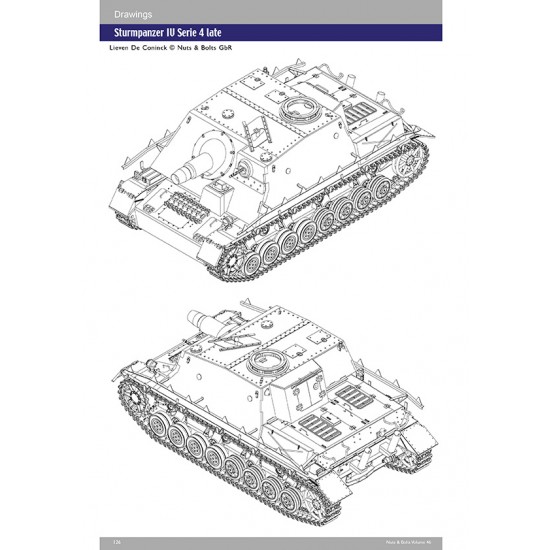 Nuts & Bolts Vol.46 SdKfz. 166 - Sturmpanzer IV (English, 217 pages)